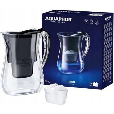 Dzbanek filtrujący AQUAPHOR Lago Czarny + Wkład Maxfor+ Dzbanek filtrujący AQUAPHOR Lago Czarny + Wkład Maxfor+