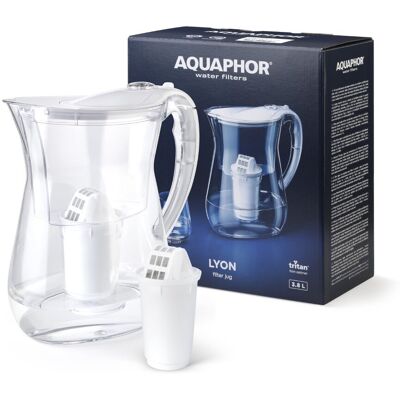 Dzbanek Filtrujący Aquaphor Lyon 3.8 L Z Wkł. A5, Biały Dzbanek Filtrujący Aquaphor Lyon 3.8 L Z Wkł. A5, Biały