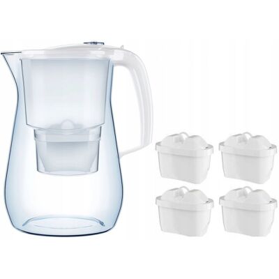 DZBANEK FILTRUJĄCY AQUAPHOR ONYX 4,2L BIAŁY +4 FILTRY DZBANEK FILTRUJĄCY AQUAPHOR ONYX 4,2L BIAŁY +4 FILTRY