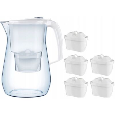 DZBANEK FILTRUJĄCY AQUAPHOR ONYX 4,2L BIAŁY +5 FILTRÓW DZBANEK FILTRUJĄCY AQUAPHOR ONYX 4,2L BIAŁY +5 FILTRÓW