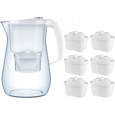 DZBANEK FILTRUJĄCY AQUAPHOR ONYX 4,2L BIAŁY +6 FILTRÓW DZBANEK FILTRUJĄCY AQUAPHOR ONYX 4,2L BIAŁY +6 FILTRÓW