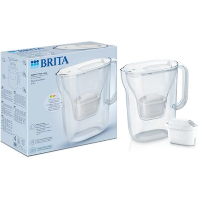 Dzbanek z filtrem Brita Style Essential MAXTRA PRO Pure Performance 2,4l biały Dzbanek z filtrem Brita Style Essential MAXTRA PRO Pure Performance 2,4l biały