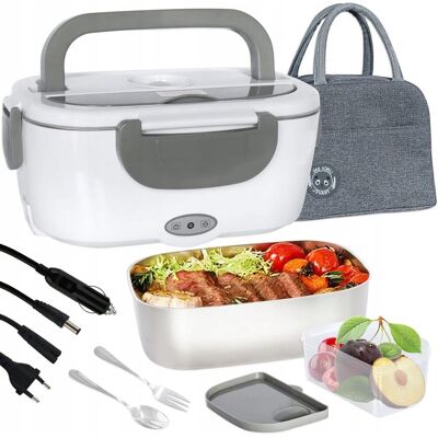 Inny producent Elektryczny pojemnik na lunch, 220 V, 12 V, 1,5 l, przenośny pojemnik Inny producent Elektryczny pojemnik na lunch, 220 V, 12 V, 1,5 l, przenośny pojemnik