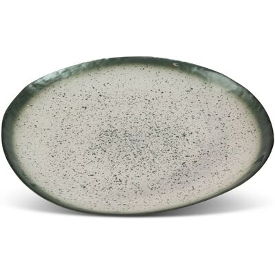 Eurofirany, Patera Szkło Marmurowy Wzór Zielona 27x27x3 Montenegro Eurofirany, Patera Szkło Marmurowy Wzór Zielona 27x27x3 Montenegro