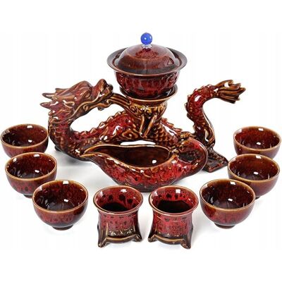 Inny producent FANQUARE CZERWONY PÓŁAUTOMATYCZNY ZESTAW DO HERBATY KUNGFU 11 SZTUK Inny producent FANQUARE CZERWONY PÓŁAUTOMATYCZNY ZESTAW DO HERBATY KUNGFU 11 SZTUK