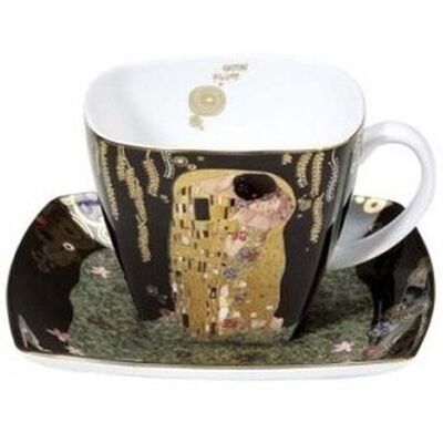 Goebel Gustav Klimt Pocałunek - 0.1 L - Bone China - Filiżanka do espresso Goebel Gustav Klimt Pocałunek - 0.1 L - Bone China - Filiżanka do espresso
