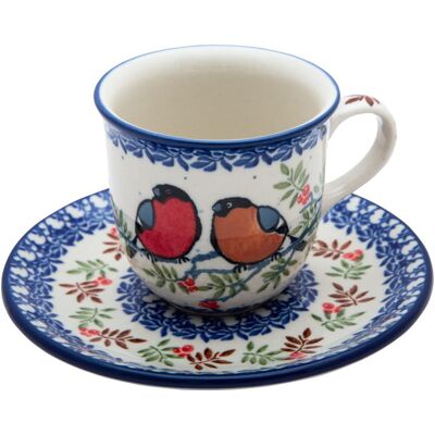 FILIŻANKA do herbaty kawy 180 ml ze spodkiem unikat U5178 GILE proj. Maria Starzyk - Ceramika Artystyczna Bolesławiec FILIŻANKA do herbaty kawy 180 ml ze spodkiem unikat U5178 GILE proj. Maria Starzyk - Ceramika Artystyczna Bolesławiec