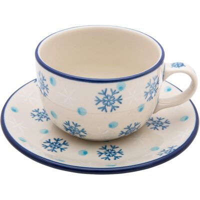 FILIŻANKA do herbaty kawy 200 ml ze spodkiem - Ceramika Artystyczna Bolesławiec FILIŻANKA do herbaty kawy 200 ml ze spodkiem - Ceramika Artystyczna Bolesławiec