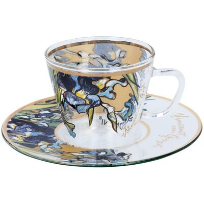 Carmani Filiżanka Espresso 80ml., V. Van Gogh Irysy Carmani Filiżanka Espresso 80ml., V. Van Gogh Irysy
