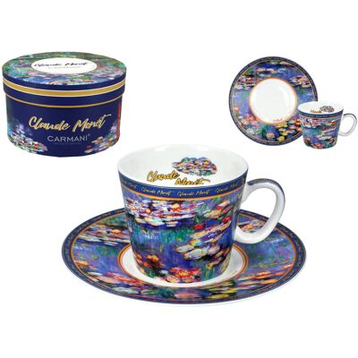 Filiżanka Espresso - C. Monet, Lilie Wodne (Carmani) Filiżanka Espresso - C. Monet, Lilie Wodne (Carmani)