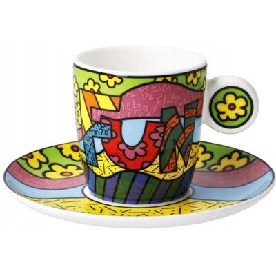 Filiżanka espresso Fun 100ml Romero Britto Goebel Filiżanka espresso Fun 100ml Romero Britto Goebel