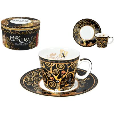 Filiżanka Espresso - G. Klimt, Drzewo Życia (Carmani) Filiżanka Espresso - G. Klimt, Drzewo Życia (Carmani)