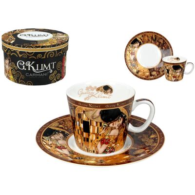 Filiżanka Espresso - G. Klimt, Pocałunek (Carmani) Filiżanka Espresso - G. Klimt, Pocałunek (Carmani)