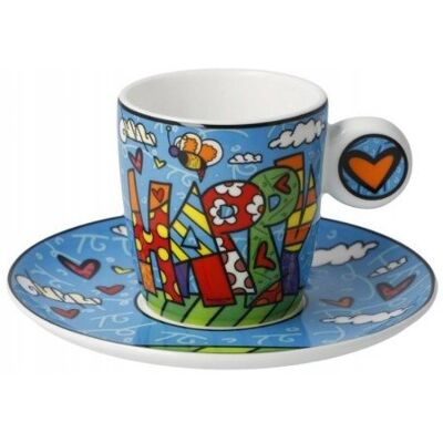 Filiżanka espresso Happy Romero Britto 100 ml Goebel Filiżanka espresso Happy Romero Britto 100 ml Goebel