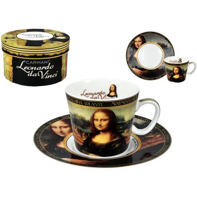 Filiżanka Espresso - L. Da Vinci, Mona Lisa (Carmani) Filiżanka Espresso - L. Da Vinci, Mona Lisa (Carmani)