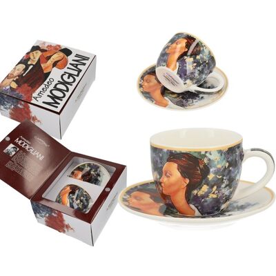 Filiżanka espresso ze spodkiem - A. Modigliani, Leopold Zborowski (CARMANI) Filiżanka espresso ze spodkiem - A. Modigliani, Leopold Zborowski (CARMANI)