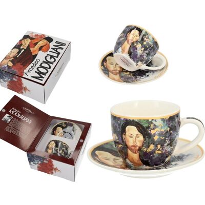 Filiżanka espresso ze spodkiem - A. Modigliani, Lunia Czechowska (CARMANI) Filiżanka espresso ze spodkiem - A. Modigliani, Lunia Czechowska (CARMANI)