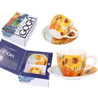 Filiżanka espresso ze spodkiem - V. van Gogh, Słoneczniki (CARMANI) Filiżanka espresso ze spodkiem - V. van Gogh, Słoneczniki (CARMANI)