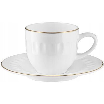 VILLA ITALIA Filiżanka do espresso 100 ml ze spodkiem MESYNA GOLD VILLA ITALIA Filiżanka do espresso 100 ml ze spodkiem MESYNA GOLD