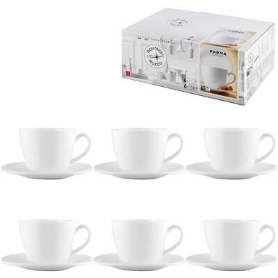 Florina Filiżanki Bormioli Rocco Parma 220 ml 12 el. szkło opalowe na 6 osób Florina Filiżanki Bormioli Rocco Parma 220 ml 12 el. szkło opalowe na 6 osób
