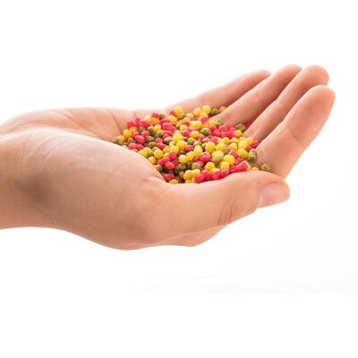 Granulki Mix Happet Trójkolorowe 40l Granulki Mix Happet Trójkolorowe 40l