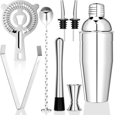 Inny producent Gvolatee Zestaw Koktajlowy 750 Ml, 8 Elementów Ze Stali Nierdzewnej Shaker Mixer, Profesjonalne Akcesoria Barmańskie, Z Shakerem, Łyżką, Nalewakiem,.. Inny producent Gvolatee Zestaw Koktajlowy 750 Ml, 8 Elementów Ze Stali Nierdzewnej Shaker Mixer, Profesjonalne Akcesoria Barmańskie, Z Shakerem, Łyżką, Nalewakiem,..