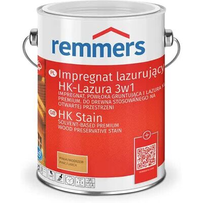 Remmers HK-Lasur 3w1 Ochrona Szara - Farba do drewna Remmers HK-Lasur 3w1 Ochrona Szara - Farba do drewna