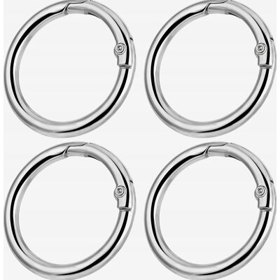 Inny producent KARABIŃCZYK OKRĄGŁY 25MM 4SZT STAL CYNKOWY METALOWY ZACZEP KLUCZE Inny producent KARABIŃCZYK OKRĄGŁY 25MM 4SZT STAL CYNKOWY METALOWY ZACZEP KLUCZE