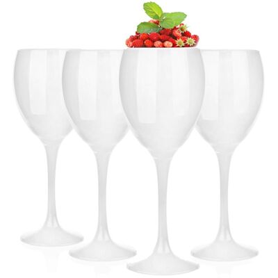 Kieliszki Białe Glasmark Zestaw 4Szt Na Wino Czerwone Eleganckie 300Ml Kieliszki Białe Glasmark Zestaw 4Szt Na Wino Czerwone Eleganckie 300Ml