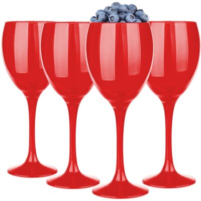 Kieliszki Czerwone Glasmark Zestaw 4Szt Wino Białe Eleganckie Stylowe 300Ml Kieliszki Czerwone Glasmark Zestaw 4Szt Wino Białe Eleganckie Stylowe 300Ml