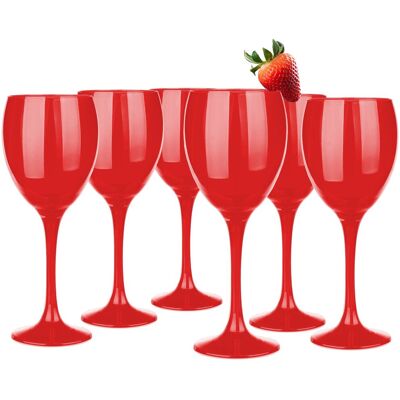 Kieliszki Czerwone Glasmark Zestaw 6Szt Wino Białe Eleganckie Stylowe 300Ml Kieliszki Czerwone Glasmark Zestaw 6Szt Wino Białe Eleganckie Stylowe 300Ml