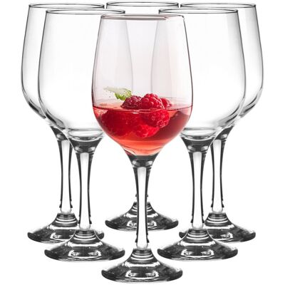 Kieliszki Glasmark Krosno Zestaw 6Szt Do Wody Wina Czerwonego Białego 375Ml Kieliszki Glasmark Krosno Zestaw 6Szt Do Wody Wina Czerwonego Białego 375Ml