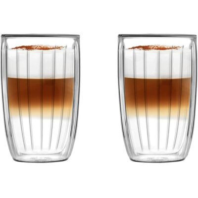 Zestaw 2 szklanek Vialli Design z podwójnymi ściankami, 350 ml Zestaw 2 szklanek Vialli Design z podwójnymi ściankami, 350 ml