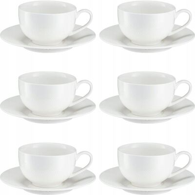 Villa Italia Komplet 6 Sztuk Filiżanek Do Herbaty 220 Ml Damali Villa Italia Komplet 6 Sztuk Filiżanek Do Herbaty 220 Ml Damali
