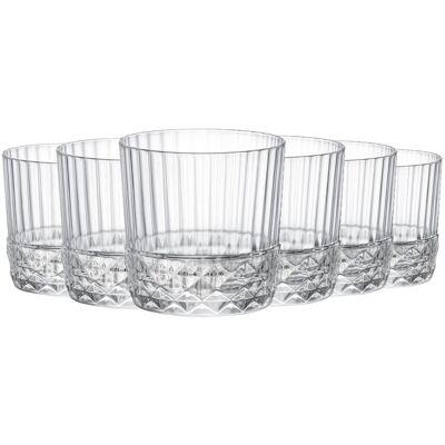 Komplet szklanek do wody Bormioli Rocco America 370 ml 6 szt. Komplet szklanek do wody Bormioli Rocco America 370 ml 6 szt.