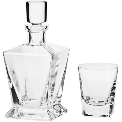 Komplet szklanek i karafka do whisky KROSNO Caro, 7 elementów Komplet szklanek i karafka do whisky KROSNO Caro, 7 elementów