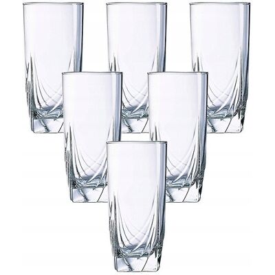 KOMPLET SZKLANEK NA NAPOJE DRINKI soki wodę kompot 6szt 330 ml LUMINARC KOMPLET SZKLANEK NA NAPOJE DRINKI soki wodę kompot 6szt 330 ml LUMINARC