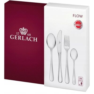Komplet sztućców Gerlach Flow 24 elementy Komplet sztućców Gerlach Flow 24 elementy