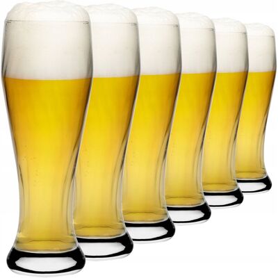 KADAX Kufle Do Piwa Wysokie Szklanki Pokale 665ml 6szt KADAX Kufle Do Piwa Wysokie Szklanki Pokale 665ml 6szt