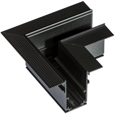 AZzardo Łącznik kątowy do szynoprzewodów Magnetic AZ5162 podtynkowy czarny AZzardo Łącznik kątowy do szynoprzewodów Magnetic AZ5162 podtynkowy czarny