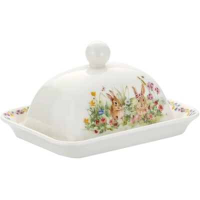 Marco Polo Maselnica Na Masło Porcelana Biała Pojemnik Królik Marco Polo Maselnica Na Masło Porcelana Biała Pojemnik Królik