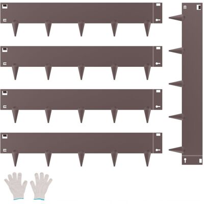 METALOWE OBRZEŻE TRAWNIKOWE VEVOR 5 SZT 990X207X1 5MM OCYNKOWANE BRĄZOWE METALOWE OBRZEŻE TRAWNIKOWE VEVOR 5 SZT 990X207X1 5MM OCYNKOWANE BRĄZOWE