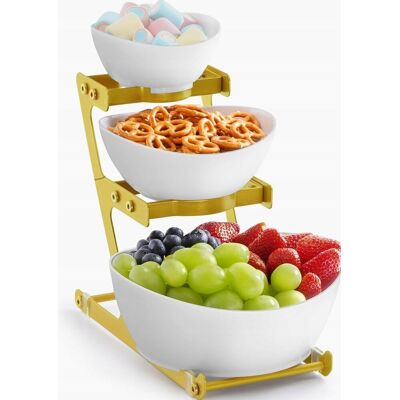 Inny producent MISEK ZESTAW DO SERWOWANIA 3 POZIOMOWY PLASTIK METAL STABILNY TACA Inny producent MISEK ZESTAW DO SERWOWANIA 3 POZIOMOWY PLASTIK METAL STABILNY TACA