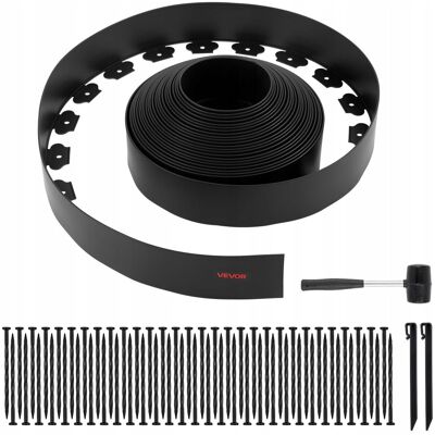 OBRZEŻE TRAWNIKOWE VEVOR 20M X 10CM PLASTIKOWA OBWÓDKA OGRODOWA UV-ODPORNA OBRZEŻE TRAWNIKOWE VEVOR 20M X 10CM PLASTIKOWA OBWÓDKA OGRODOWA UV-ODPORNA