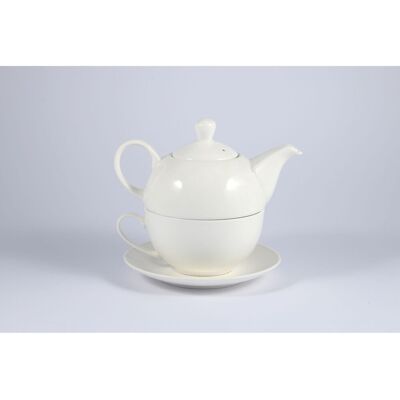 P4y, Filiżanka Z Czajniczkiem Tea For One White P4y, Filiżanka Z Czajniczkiem Tea For One White