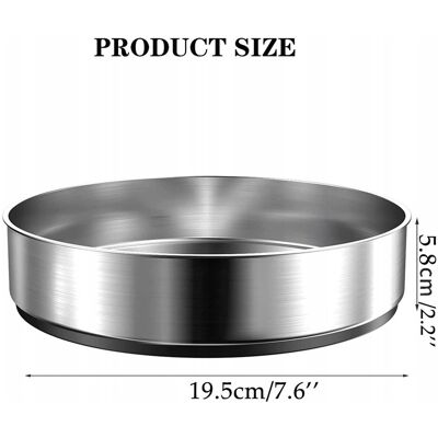 Inny producent PIGPIGFLY Organizer Kuchenny Obrotowy Stal Nierdzewna 20cm Inny producent PIGPIGFLY Organizer Kuchenny Obrotowy Stal Nierdzewna 20cm