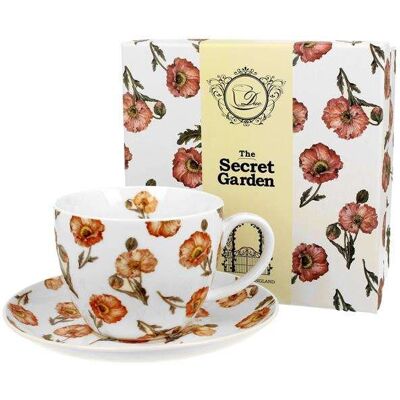 ART Pl Filiżanka Jumbo Ze Spodkiem Wild Poppies 470ml ART Pl Filiżanka Jumbo Ze Spodkiem Wild Poppies 470ml