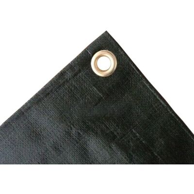 Boni-shop Plandeka budowlana, 280g/m², 4x6 m, zielona, wodoodporna, odporna na rozdarcie Boni-shop Plandeka budowlana, 280g/m², 4x6 m, zielona, wodoodporna, odporna na rozdarcie