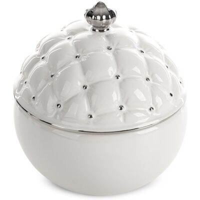 Eurofirany Pojemnik Ceramiczny Adore Zdobiony Pikowaniem Eurofirany Pojemnik Ceramiczny Adore Zdobiony Pikowaniem