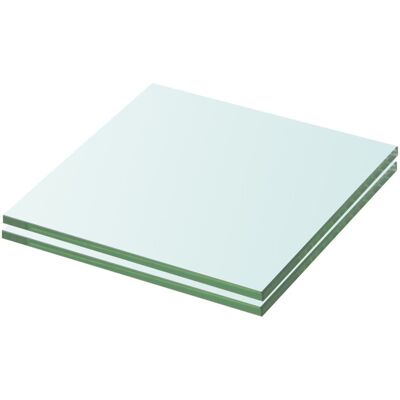 VMP Półki, 2 szt., szklany, przezroczysty panel, 20 x 15 cm VMP Półki, 2 szt., szklany, przezroczysty panel, 20 x 15 cm